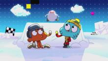 Tél mókák Gumball-lal