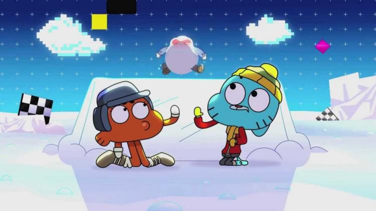 Tél mókák Gumball-lal